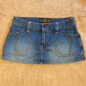 Jean mini skirt